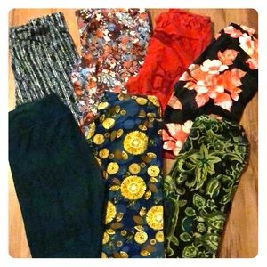 7 Pair LilaRoe Leggins - Very good condition